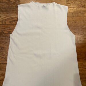 M.M. LAFLAUR Cream-colored Knit Top